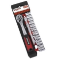 Instrumentu komplekts 3/8'' KREATOR 10-24mm (12gab.) Instrumentu komplekts 3/8'' KREATOR 10-24mm (12gab.)